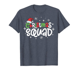 Christmas Squad T shirt Santa Family Matching Pajamas Tee