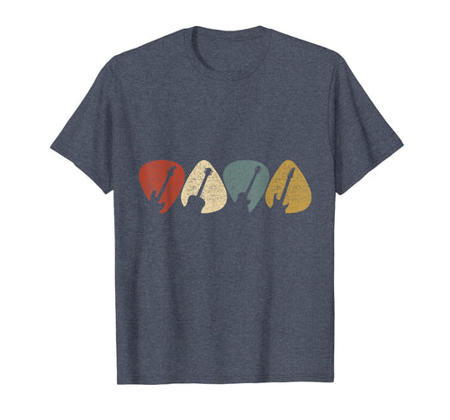 Guitar Pick Shirt Gift For Guitarist Retro Vintage T-Shirt