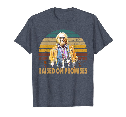 Vintage Tom tshirt Petty Country Musician Raised on Promises T-Shirt