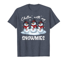 Load image into Gallery viewer, Chillin With My Snowmies Funny Pajama Christmas Xmas Gift T-Shirt
