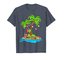 Load image into Gallery viewer, Christmas Palm Tree Tropical Xmas Coconut Lights Pajama T-Shirt
