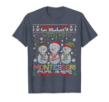 Load image into Gallery viewer, Cute Chillin With My Snowmies Montessori Teacher Xmas T-Shirt
