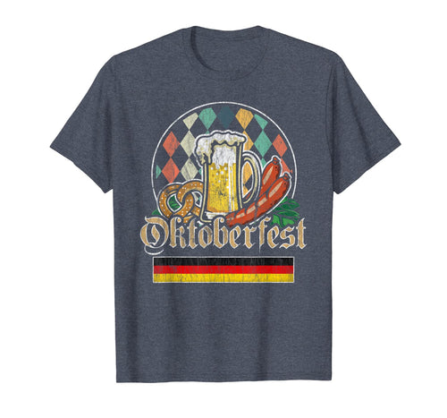 Vintage Oktoberfest Shirt Drinking Germany Beer Oktoberfest T-Shirt