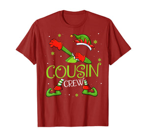Cousin Crew Dabbing Dance Family Xmas Gift for Girl Kid Boy T-Shirt