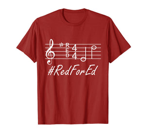 #ReForEd Music Teachers Red For ED Shirt Walkout Protest