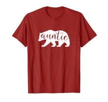 Load image into Gallery viewer, Aunt Auntie Bear Shirt Aunt Family t-shirt Tshirt Tee Shirt
