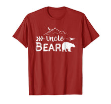 Load image into Gallery viewer, Mens Uncle Bear Shirt Matching Family Aunt And Uncle Camping Gift
