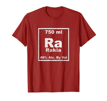 Load image into Gallery viewer, Rakia Periodic Table Element Shirt Funny Chemistry Gifts
