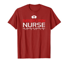 Load image into Gallery viewer, ER nurse shirt cute emergency room nurse tshirt gifts

