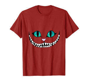 Cheshire Cat T-Shirt - Grinning Invisible Cat Tee Halloween