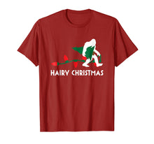Load image into Gallery viewer, Bigfoot Hairy Christmas Tree Shirt Holiday Sasquatch Gift
