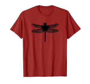 Minimalist Silhouette Insect Dragonfly Dragon Fly T-Shirt