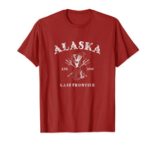 Load image into Gallery viewer, Alaska AK T-Shirt Vintage Mermaid Nautical Tee
