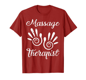 Massage Therapist T-Shirt Gift I Work With My Hands Tee