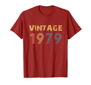 1979 Vintage Funny 40th Birthday Gift T Shirt