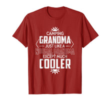 Load image into Gallery viewer, Camping T Shirts Funny Camping Grandma Execpt Much Cooler
