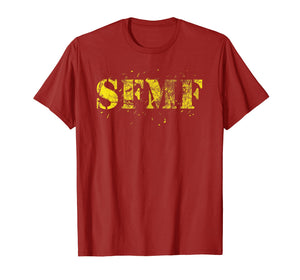 SFMF T-Shirt USA Flag Military Motto Weapon Guns America Tee