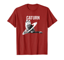 Load image into Gallery viewer, Cat in space caturn T-Shirt
