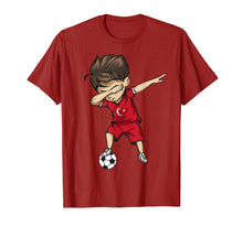 Load image into Gallery viewer, Dabbing Soccer Boy Turkey Jersey Shirt - Turks Football Gift
