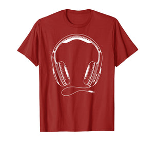 Music Headphones Tshirt for Men or Women