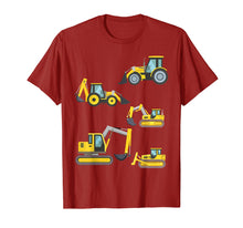 Load image into Gallery viewer, Construction Truck Shirt. Heavy Equipment T Shirts
