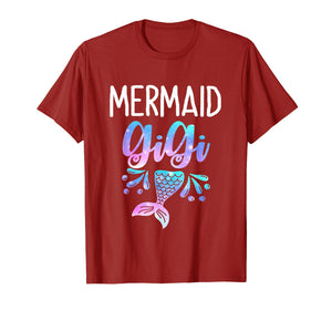 Mermaid Gigi Birthday Party Mother's Day T Shirt