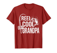 Load image into Gallery viewer, Reel Cool Grandpa T-Shirt Fishing Lover Gift For Fathers Day
