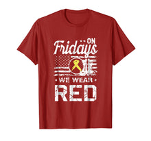 Load image into Gallery viewer, RED Friday TShirt Remember Everyone Deployed Military Gift
