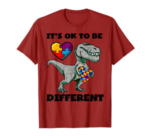Autism Awareness Shirts Dinosaur Puzzle T Shirt