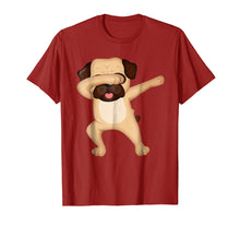 Load image into Gallery viewer, Dabbing Pug Shirt - Funny Cute Pug Dab Tshirt Gift
