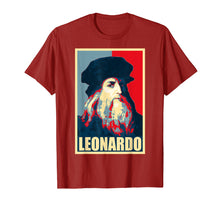 Load image into Gallery viewer, Leonardo Da Vinci Propaganda Poster Pop Art T-Shirt
