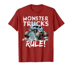 Monster Trucks Rule Shirt for Boys