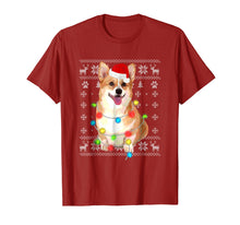 Load image into Gallery viewer, Corgi Christmas Ugly Sweater Style Dog Xmas Gift T-Shirt
