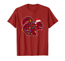 Load image into Gallery viewer, Christmas Red Plaid Buffalo Squirrel Xmas Pajamas Family T-Shirt
