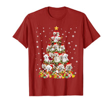 Load image into Gallery viewer, Cute Maltese Dog Christmas Tree Shirt Funny Xmas Tree Gift T-Shirt
