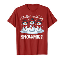 Load image into Gallery viewer, Chillin With My Snowmies Funny Pajama Christmas Xmas Gift T-Shirt
