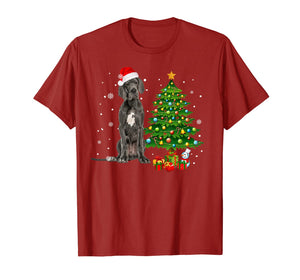 Cute Great Dane Dog Christmas Tree Gift Decor Xmas Tree T-Shirt