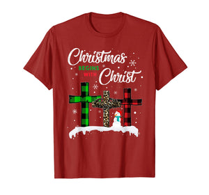 Christmas Begins With Christ Costume Xmas Gifts T-Shirt