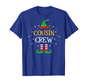 Cousin Crew T Shirt Cute Xmas Elf Party Pajama PJ Matching T-Shirt