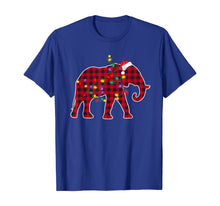 Load image into Gallery viewer, Christmas Red Plaid Buffalo Elephant Xmas Pajamas Family T-Shirt
