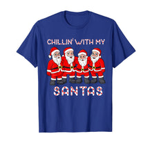 Load image into Gallery viewer, Chillin With My Santas Christmas Boys Girls Kids Xmas T-Shirt
