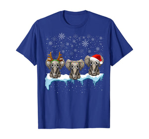 Christmas Pajama Three Hippie Elephants Costume Xmas gift T-Shirt