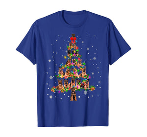 Cute German Shepherd dog Christmas Tree gift decor Xmas tree T-Shirt