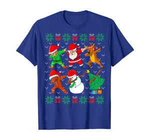 Dabbing Christmas Ugly Xmas Sweater Santa Dab Squad Kids Boy T-Shirt