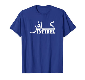 Mens Arabic Infidel T-Shirt Tee - Kafer Arabic T-Shirt