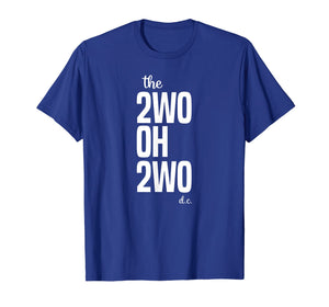 202 Washington DC Area Code T-Shirt Washington Pride Tee