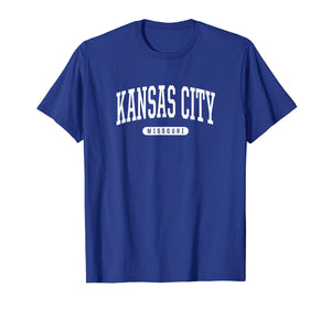 Kansas City Missouri T-Shirt Vacation College Style Sports T