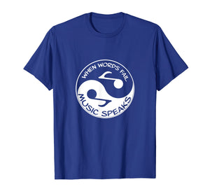 Music T-Shirt Teacher Musical Notes Yin Yang Musician Tee