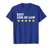 Load image into Gallery viewer, Mens Best Son-In-Law T-Shirt 5 Star Funny Men Gifts Tee Shirts
