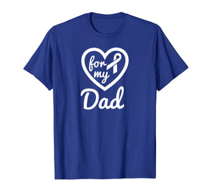 Lung Cancer Shirts for Dad Ribbon Heart Awareness Products